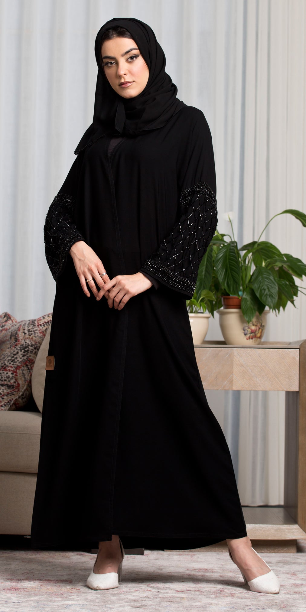 Black lace outlet abaya