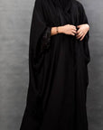 BL-0175.1 Classic model abaya with arabic alphabet embroidery