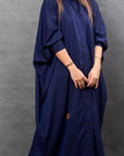 CL-0168 Emirati model, blue abaya