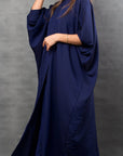 CL-0168 Emirati model, blue abaya